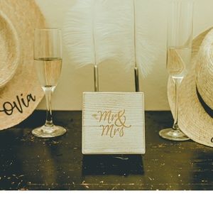 Rustic wedding ring/band box